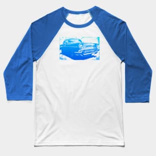 57 Chev (blue) Baseball T-Shirt